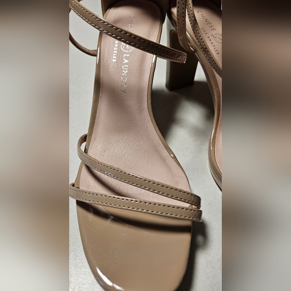 Chinese Laundry Nude Strappy Heels Size 10 - Picture 4 of 11